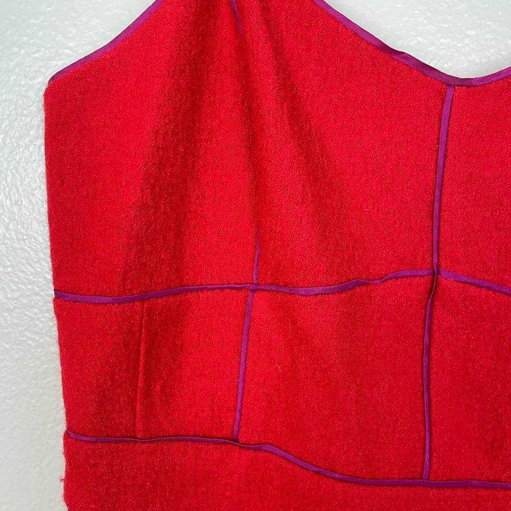 Banana Republic Size 6 Piped Corset Wool Dress - Picture 7 of 11